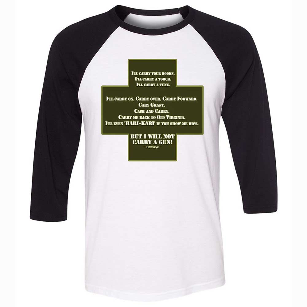 I Will Not Carry a Gun - White/Black - 1