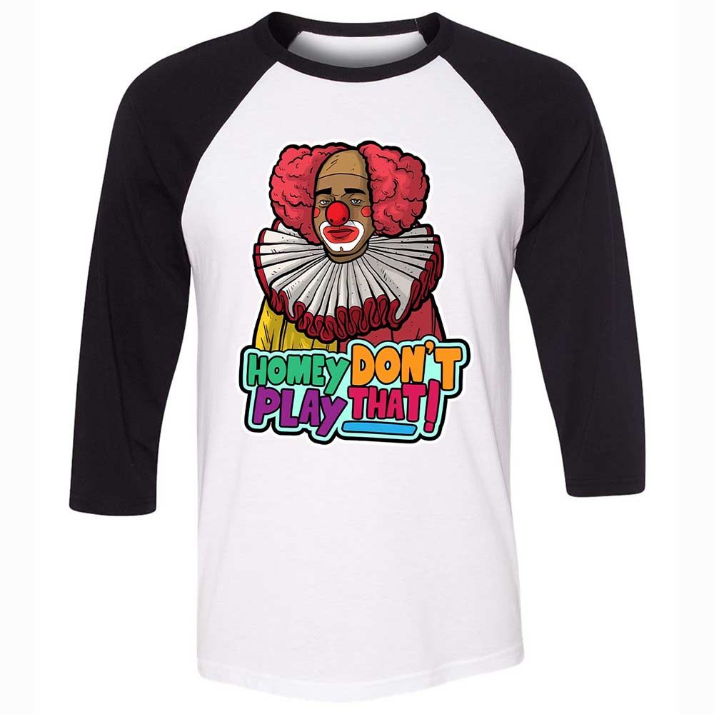 Homey Don't Play That - White/Black - 1