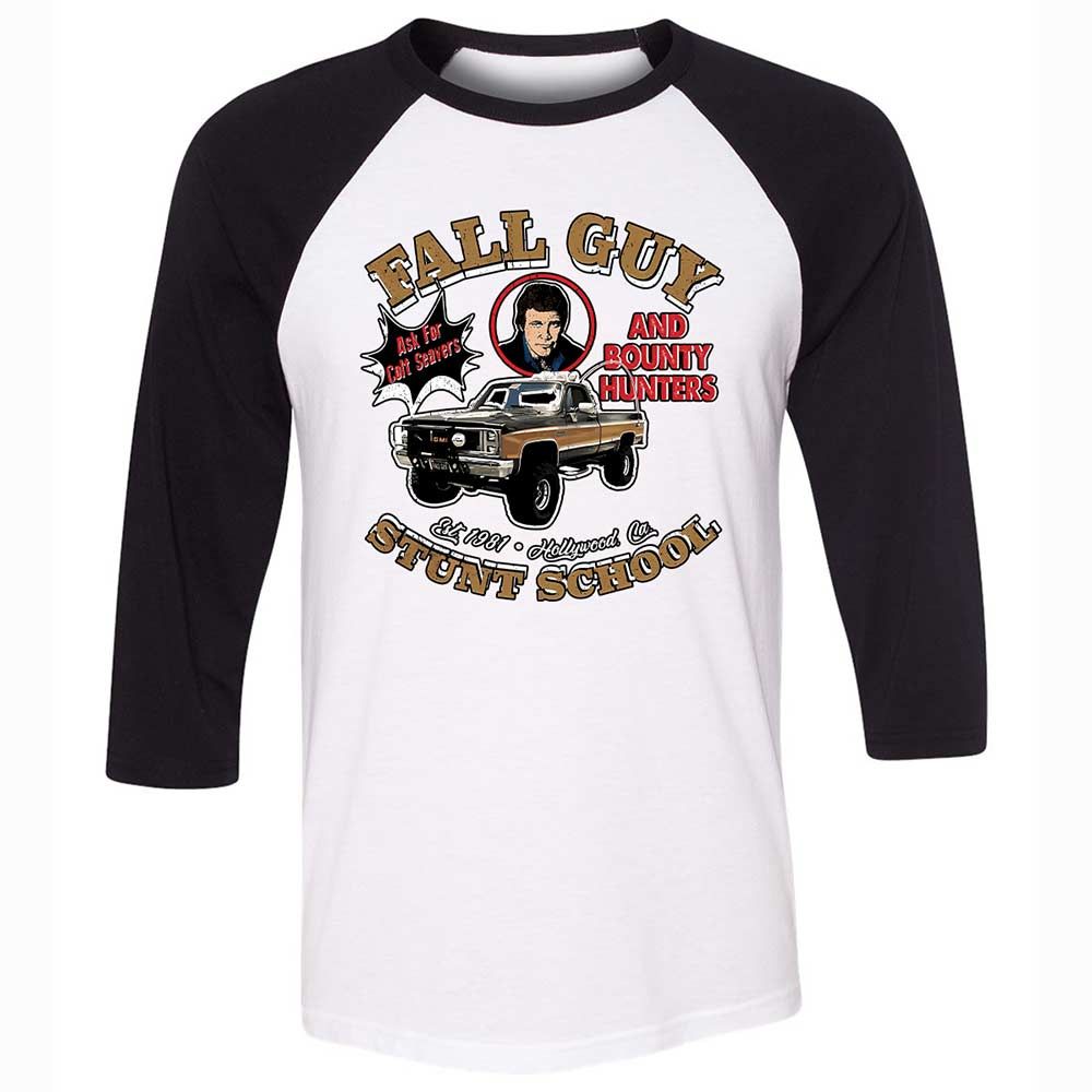 Unisex 3/4 Baseball Tee - 8GY8GCBD - White/Black - 1