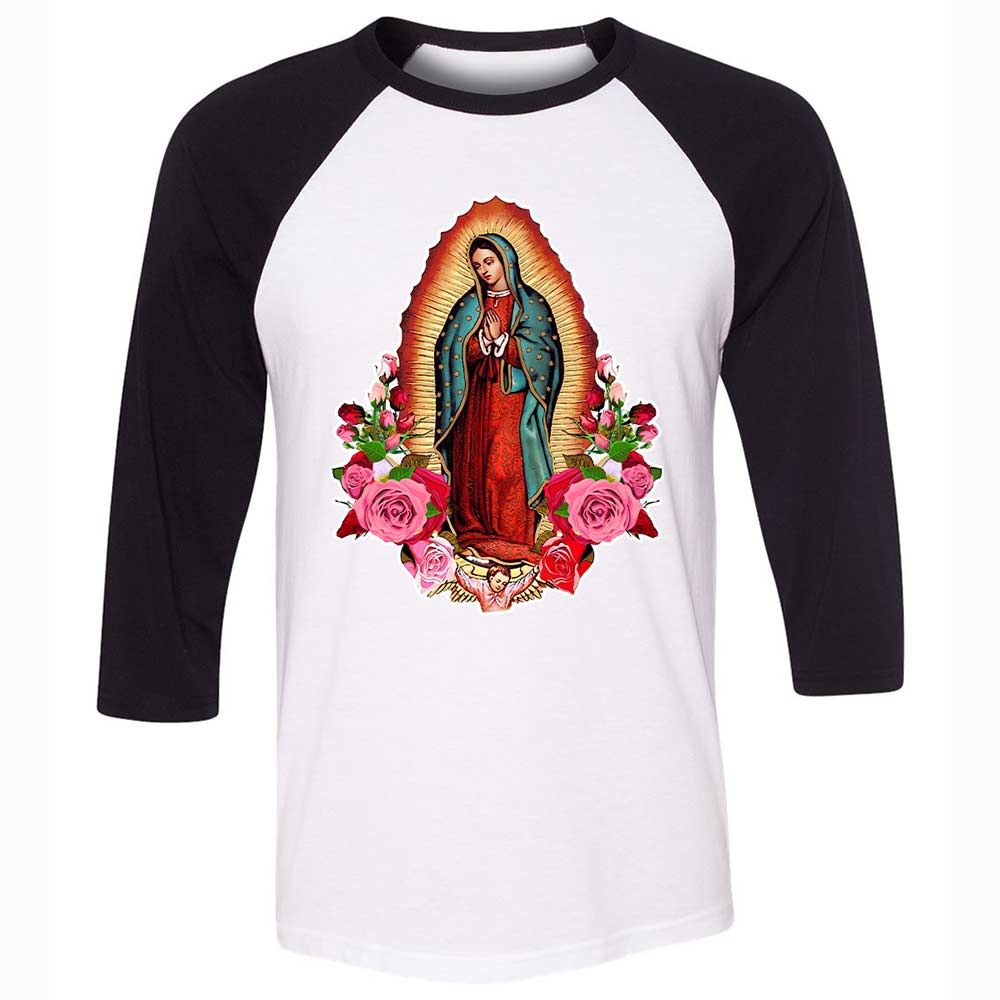 Our Lady of Guadalupe - White/Black - 1