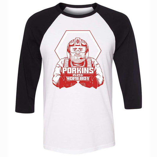 Porkins Is My Homeboy - White/Black - 1