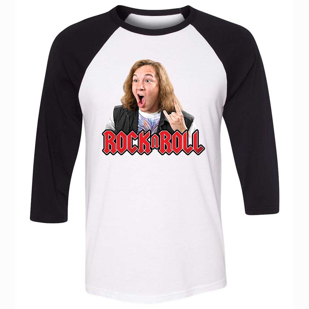 Unisex 3/4 Baseball Tee - DCXYUXAK - White/Black - 1