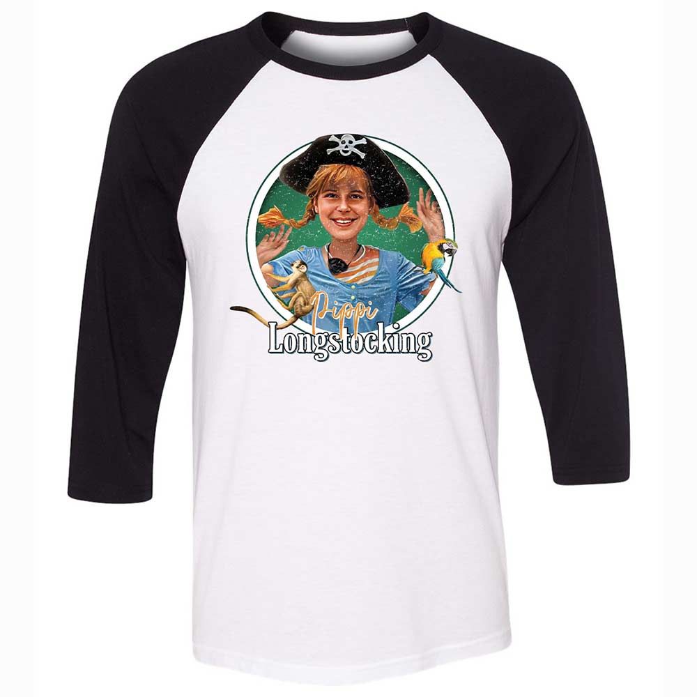 Unisex 3/4 Baseball Tee - 2JNL29P3 - White/Black - 1