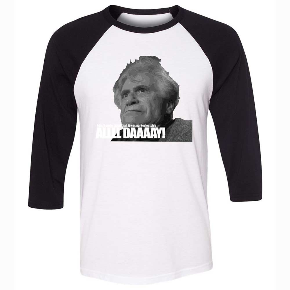 Unisex 3/4 Baseball Tee - J1V8H4RB - White/Black - 1