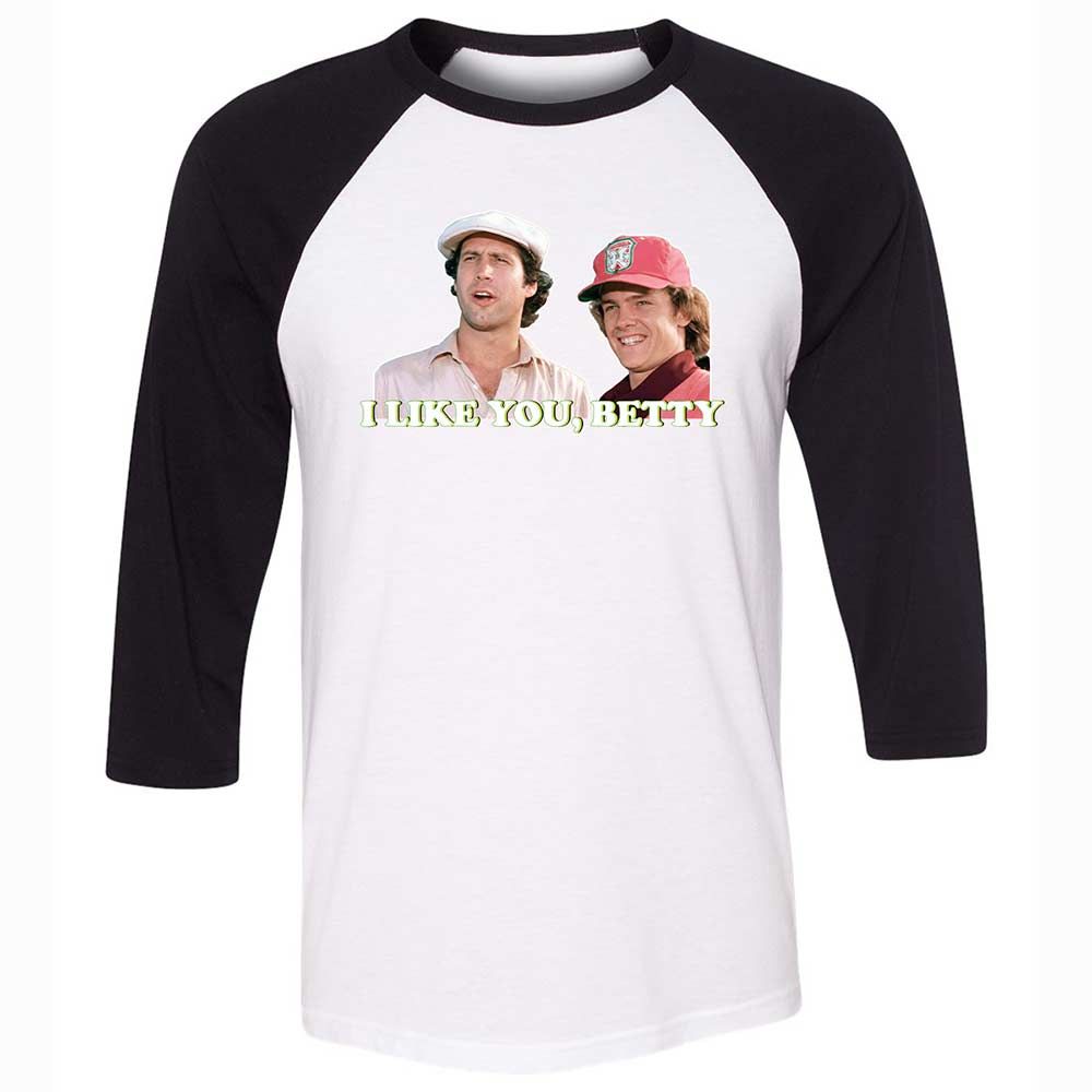 Unisex 3/4 Baseball Tee - MX2ETZG5 - White/Black - 1