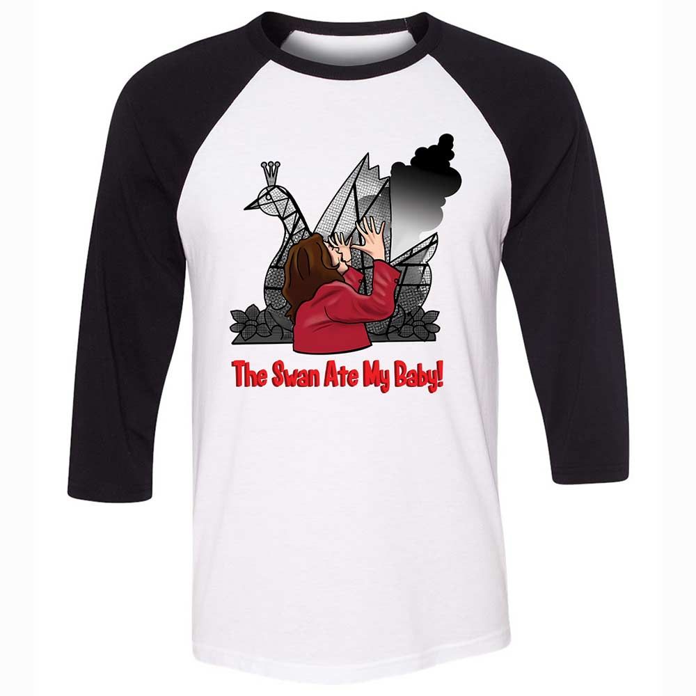 The Swan Ate My Baby - White/Black - 1