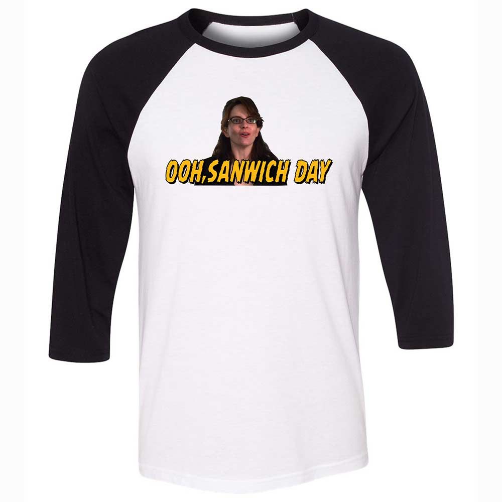 Unisex 3/4 Baseball Tee - YCZM9LPY - White/Black - 1