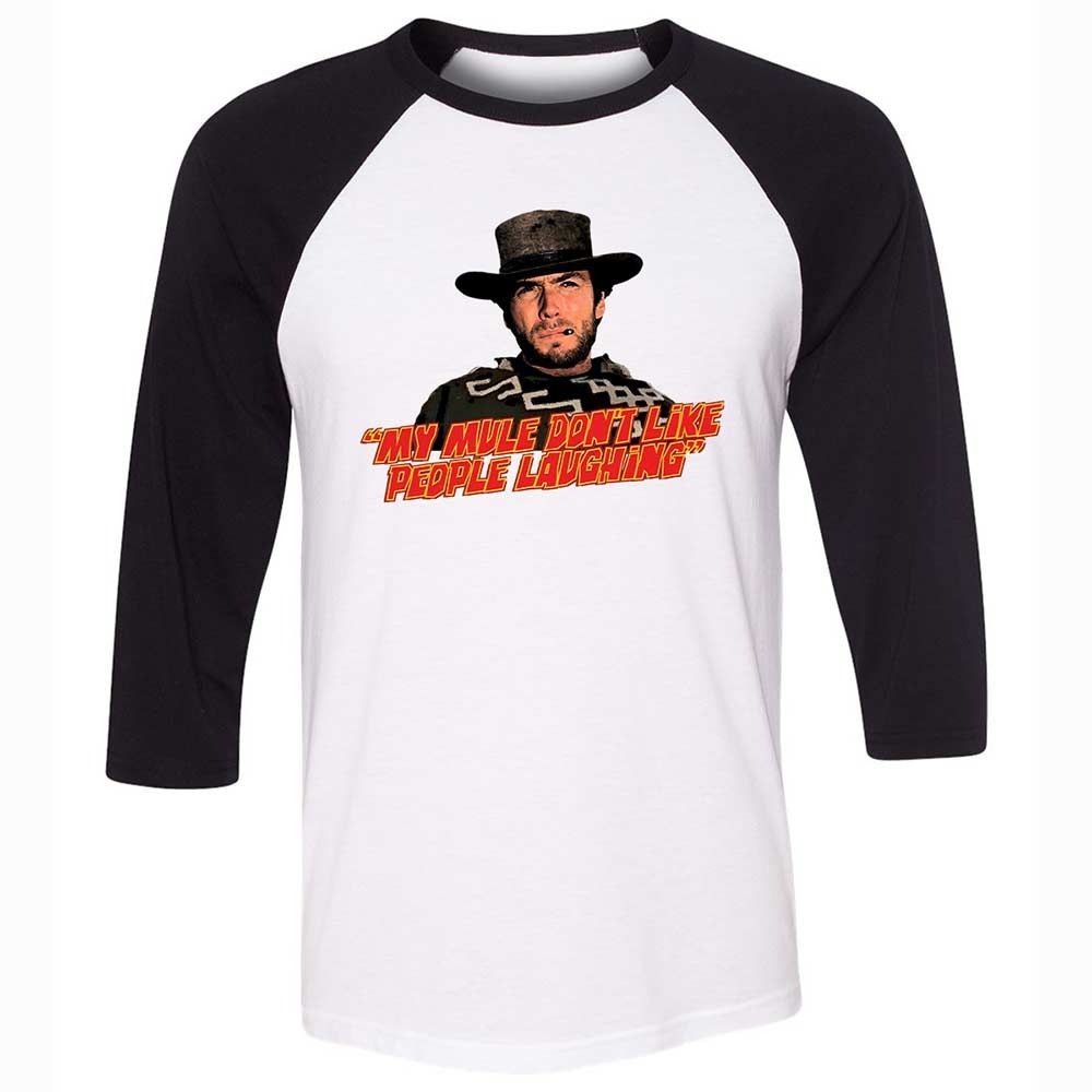 Unisex 3/4 Baseball Tee - J1MKGGG8 - White/Black - 1