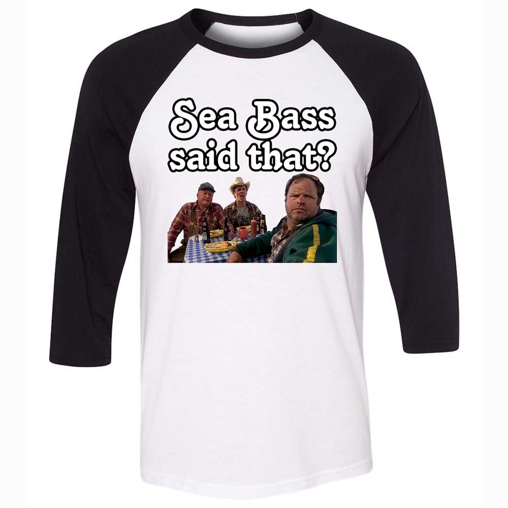 Unisex 3/4 Baseball Tee - 9Z2GY8GD - White/Black - 1