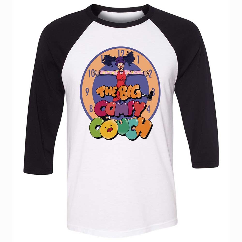 Unisex 3/4 Baseball Tee - 4D3B2EBE - White/Black - 1