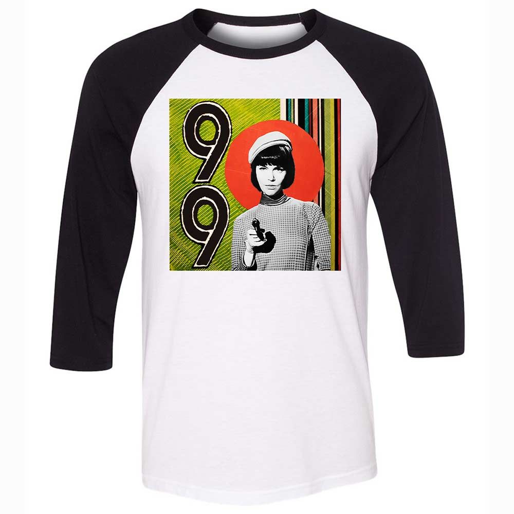 Unisex 3/4 Baseball Tee - X2ESFK5T - White/Black - 1