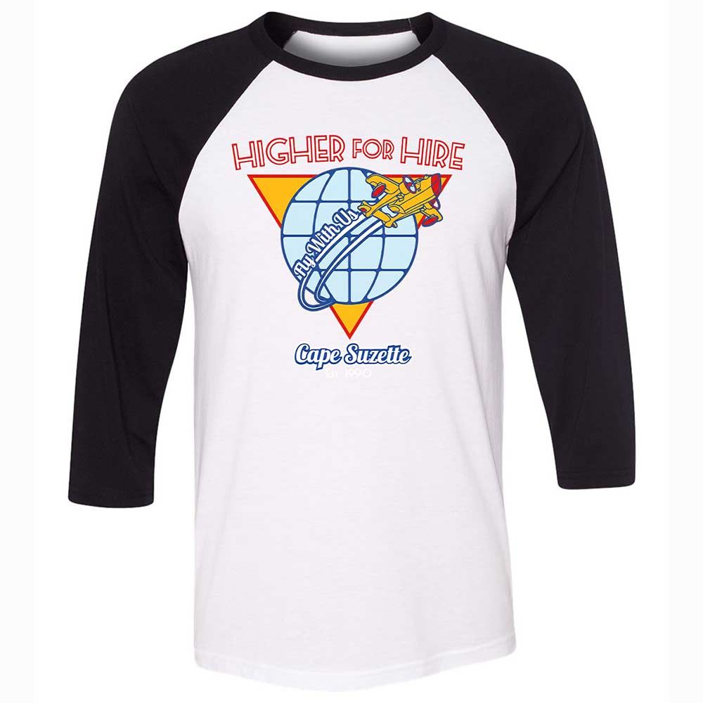 Higher For Hire - White/Black - 1