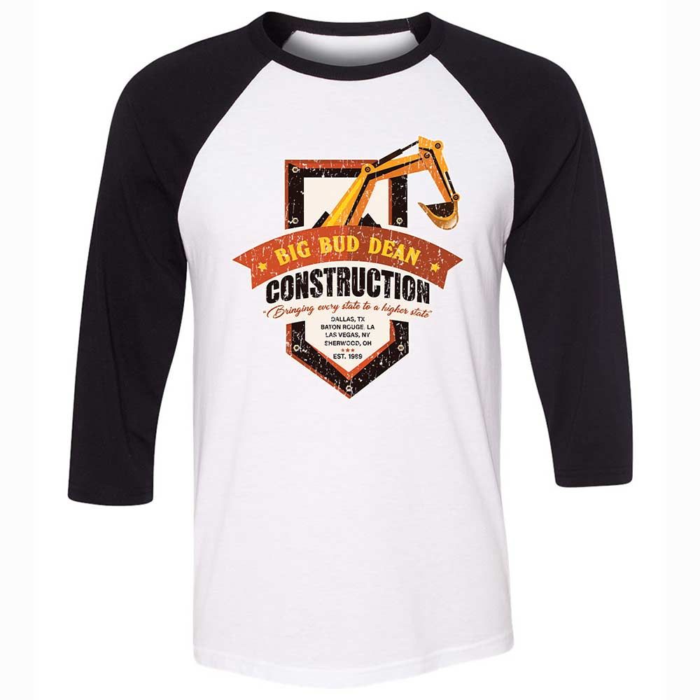Unisex 3/4 Baseball Tee - AE3DNXRY - White/Black - 1
