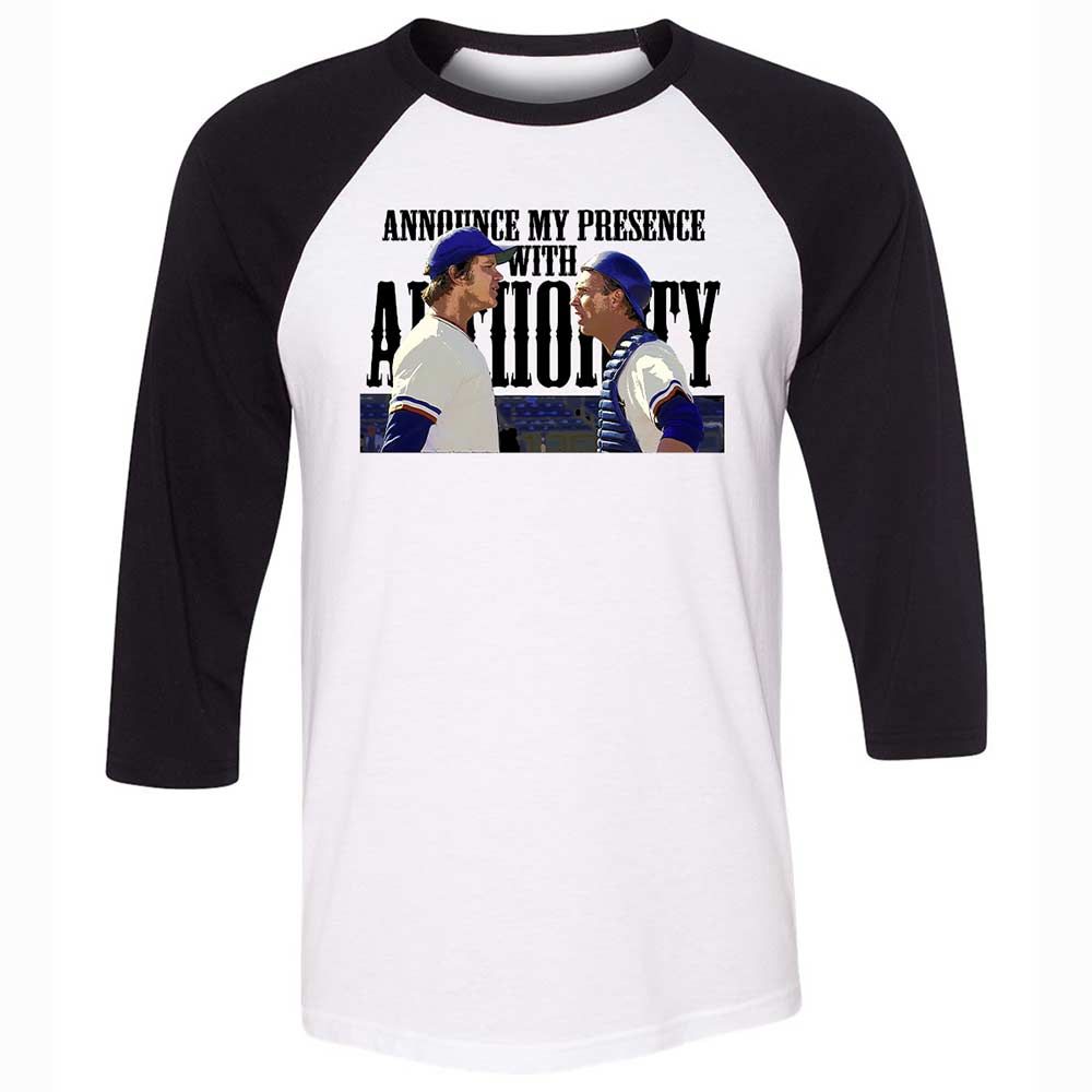 Announce my presence with authority - White/Black - 1