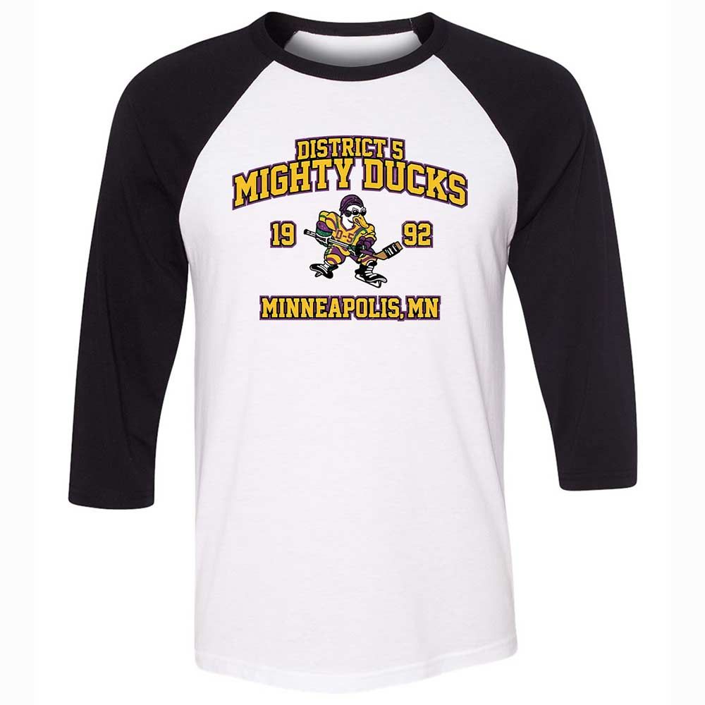 District 5 Ducks - White/Black - 1