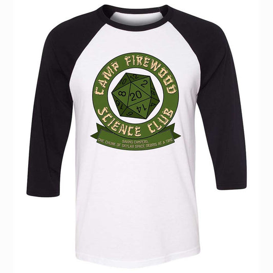 Camp Firewood Science Club - White/Black - 1