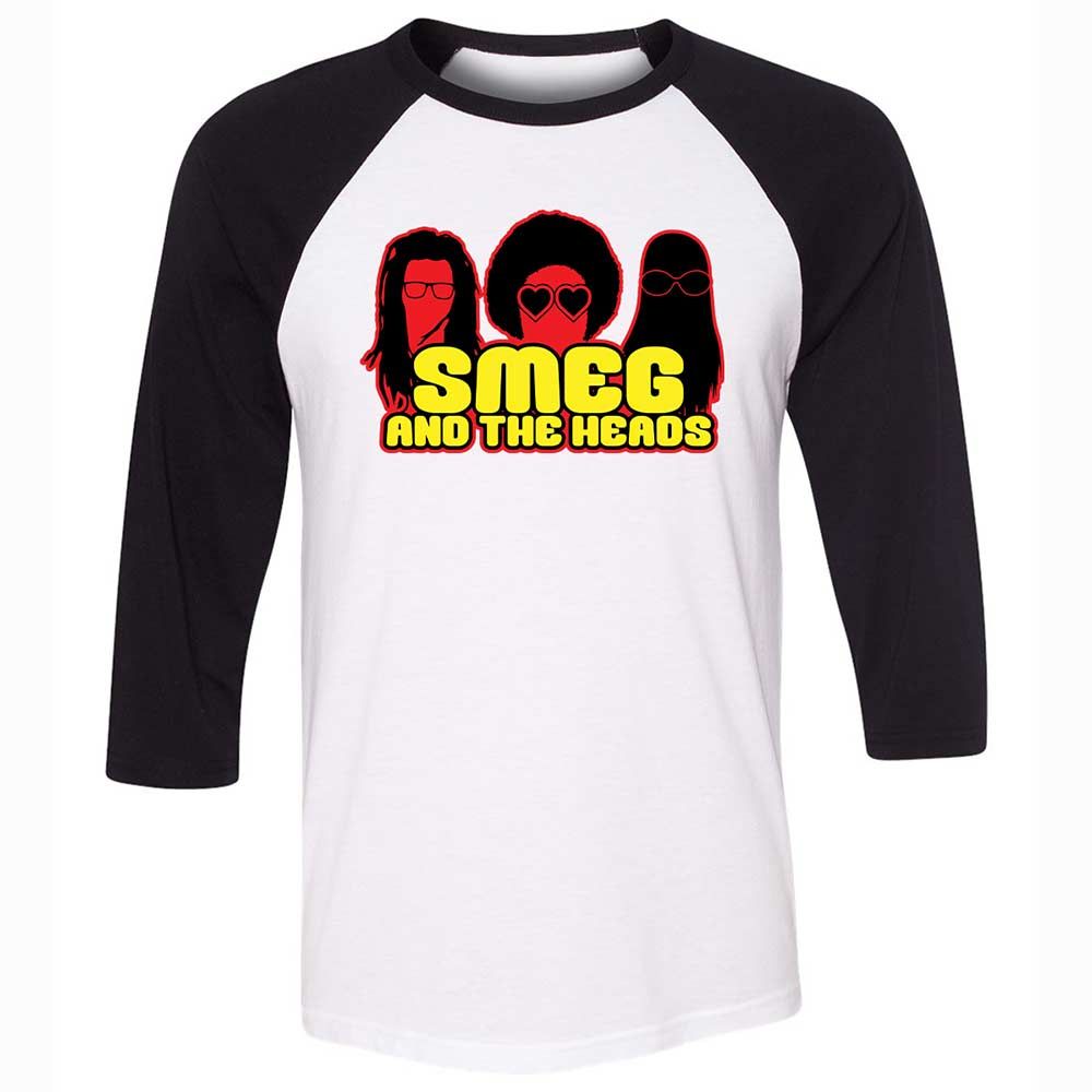 Unisex 3/4 Baseball Tee - F14NBFA8 - White/Black - 1