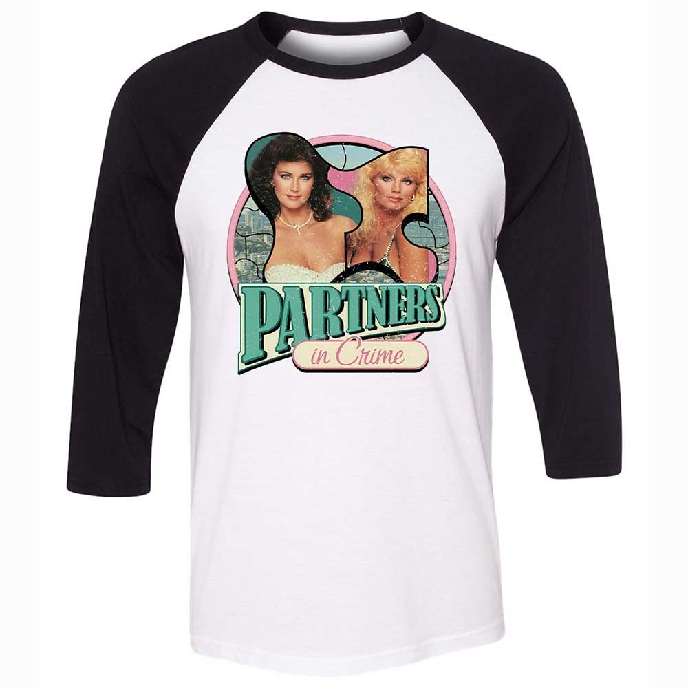 Unisex 3/4 Baseball Tee - 4DV2UWXM - White/Black - 1