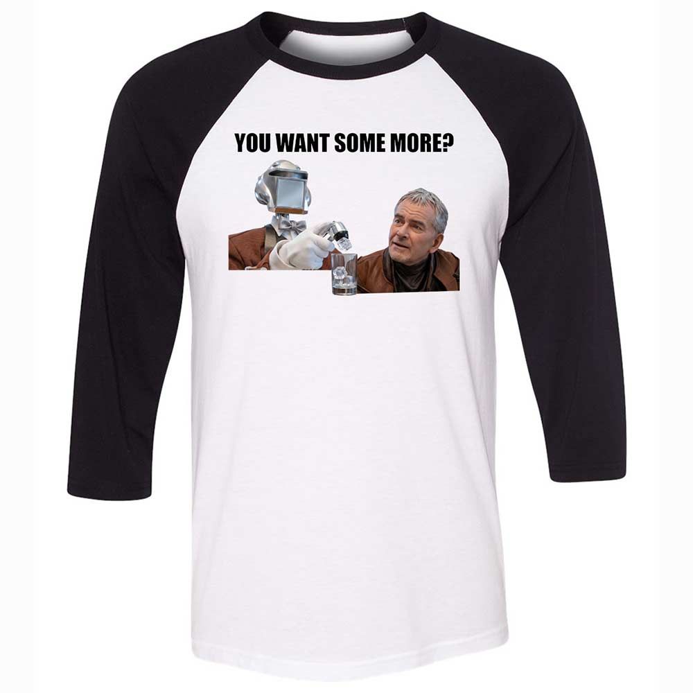 Unisex 3/4 Baseball Tee - SEBZ3B32 - White/Black - 1