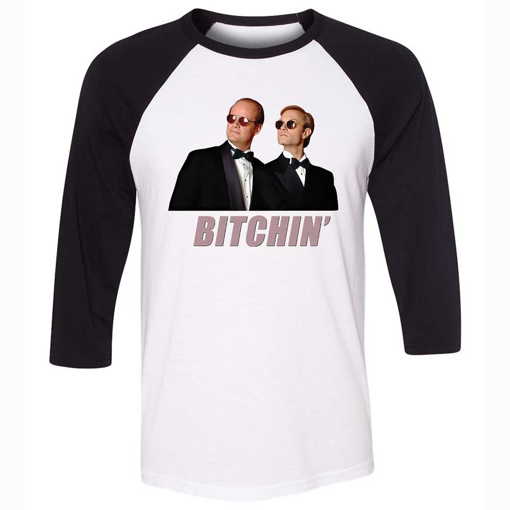 Unisex 3/4 Baseball Tee - 8SZU4A1W - White/Black - 1