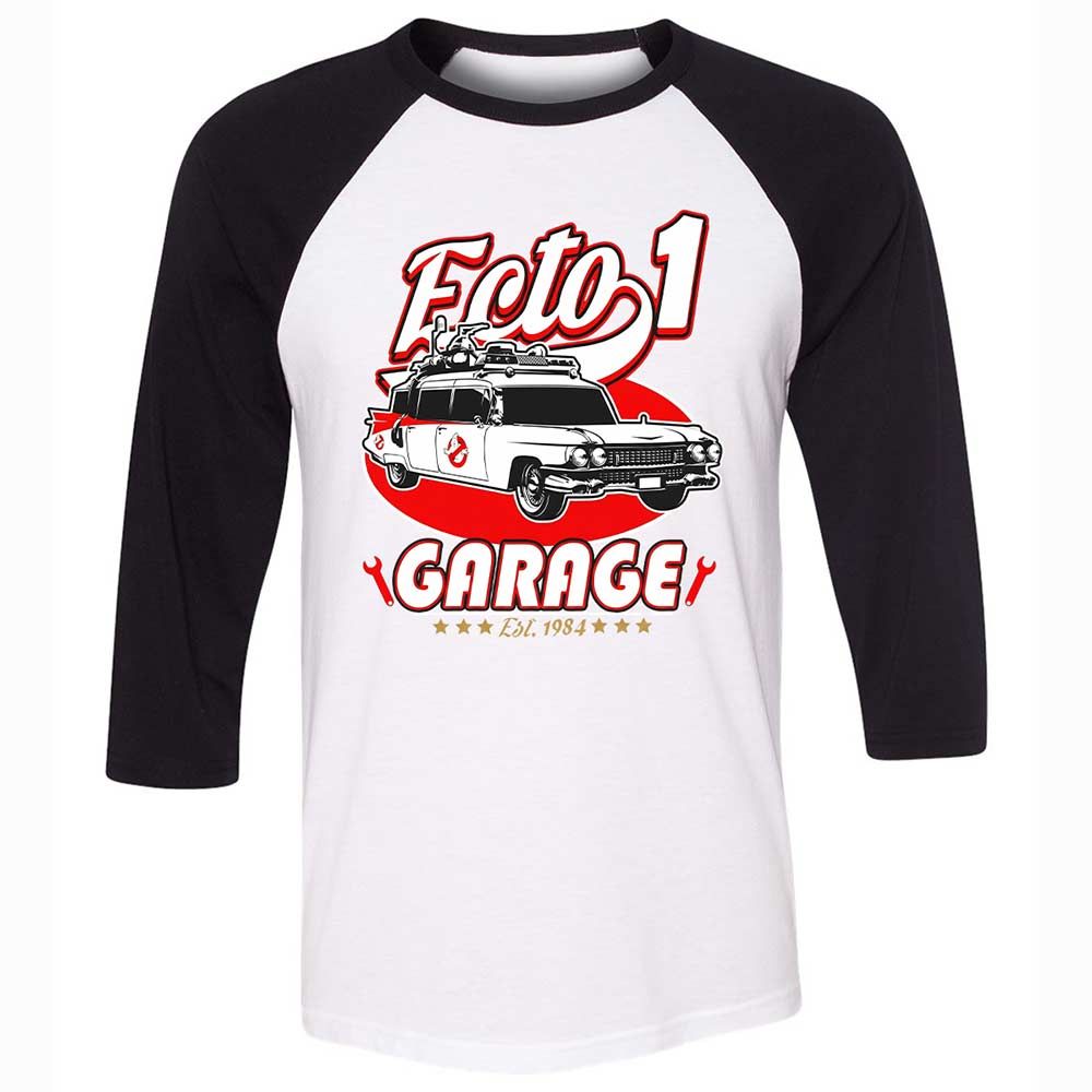 Unisex 3/4 Baseball Tee - SYU5KM6T - White/Black - 1
