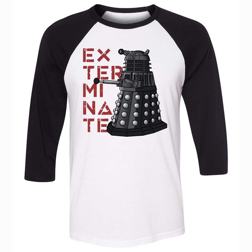 Dalek Exterminate - White/Black - 1
