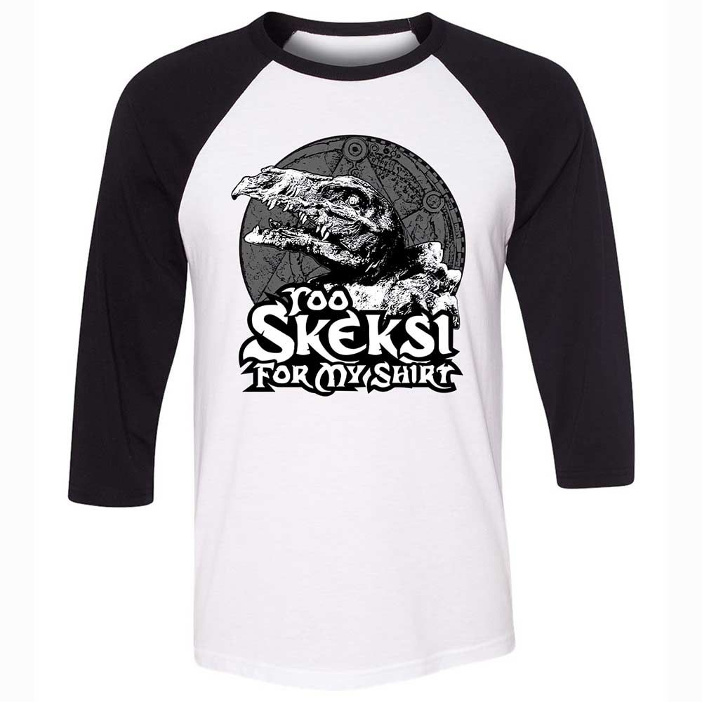 Unisex 3/4 Baseball Tee - QD15FAVQ - White/Black - 1
