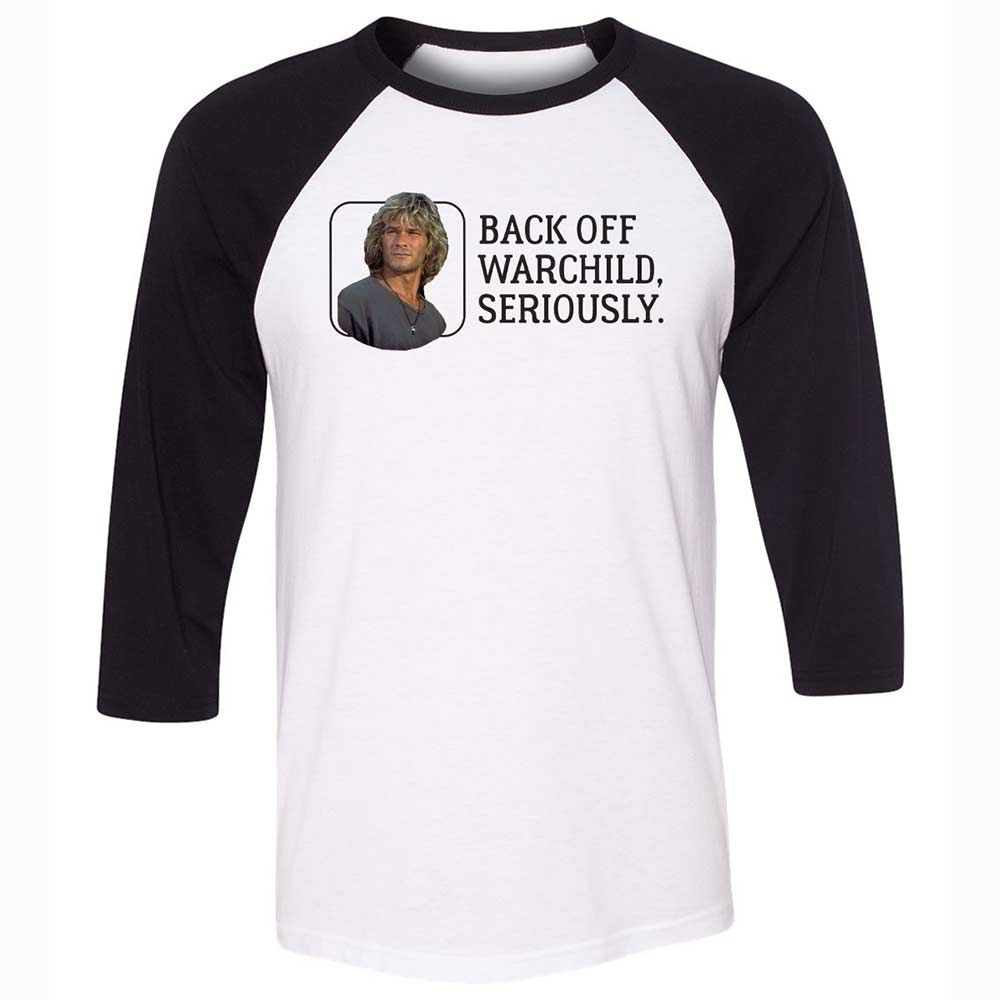 Unisex 3/4 Baseball Tee - M211MA7Q - White/Black - 1