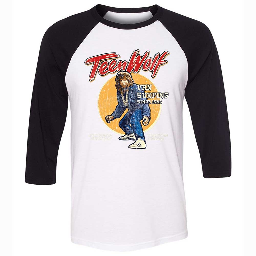 Unisex 3/4 Baseball Tee - G73F52UL - White/Black - 1