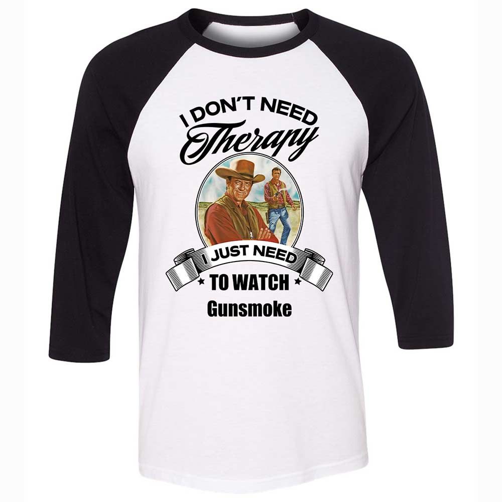 I Don't Need Therapy - White/Black - 1