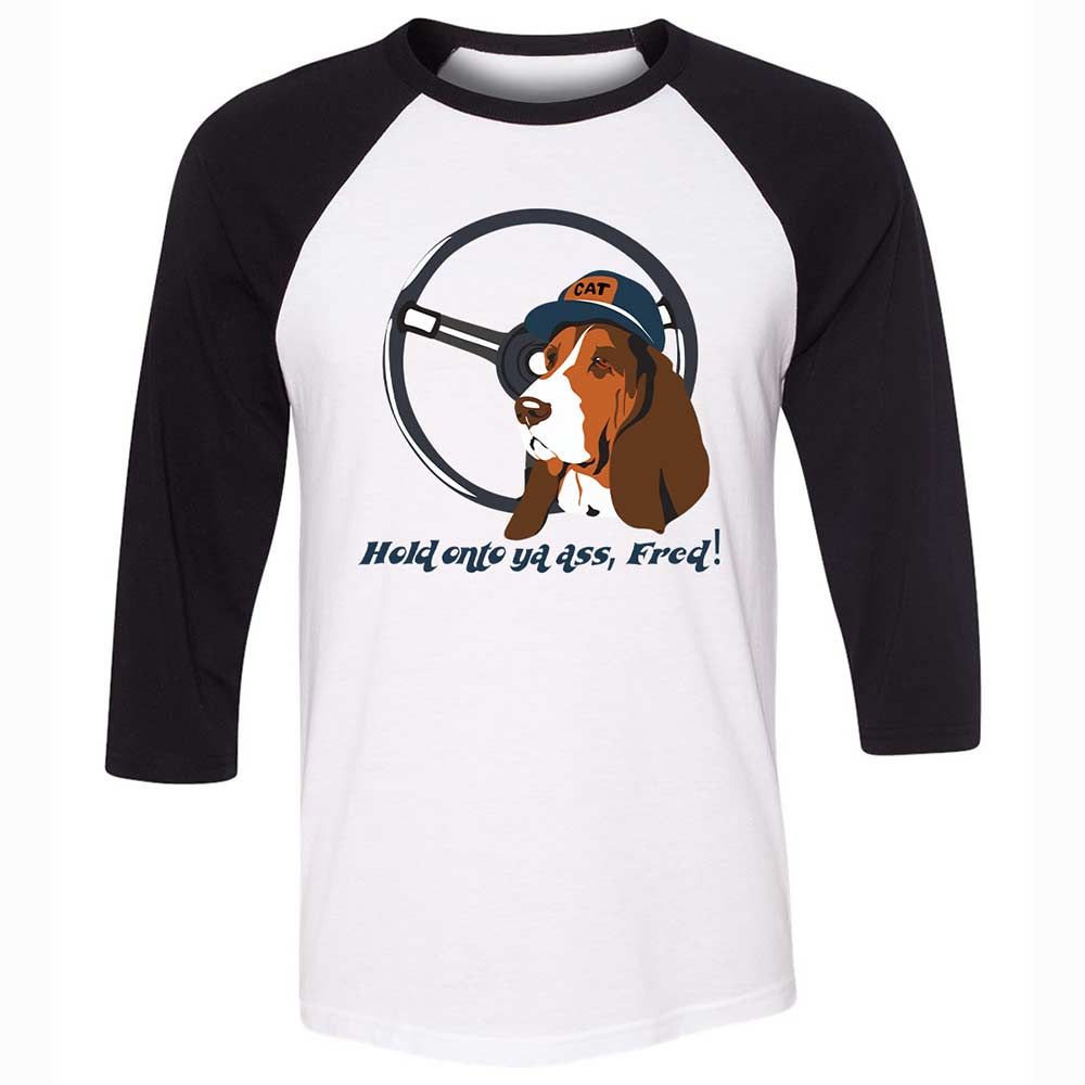 Unisex 3/4 Baseball Tee - AG6P7CGQ - White/Black - 1