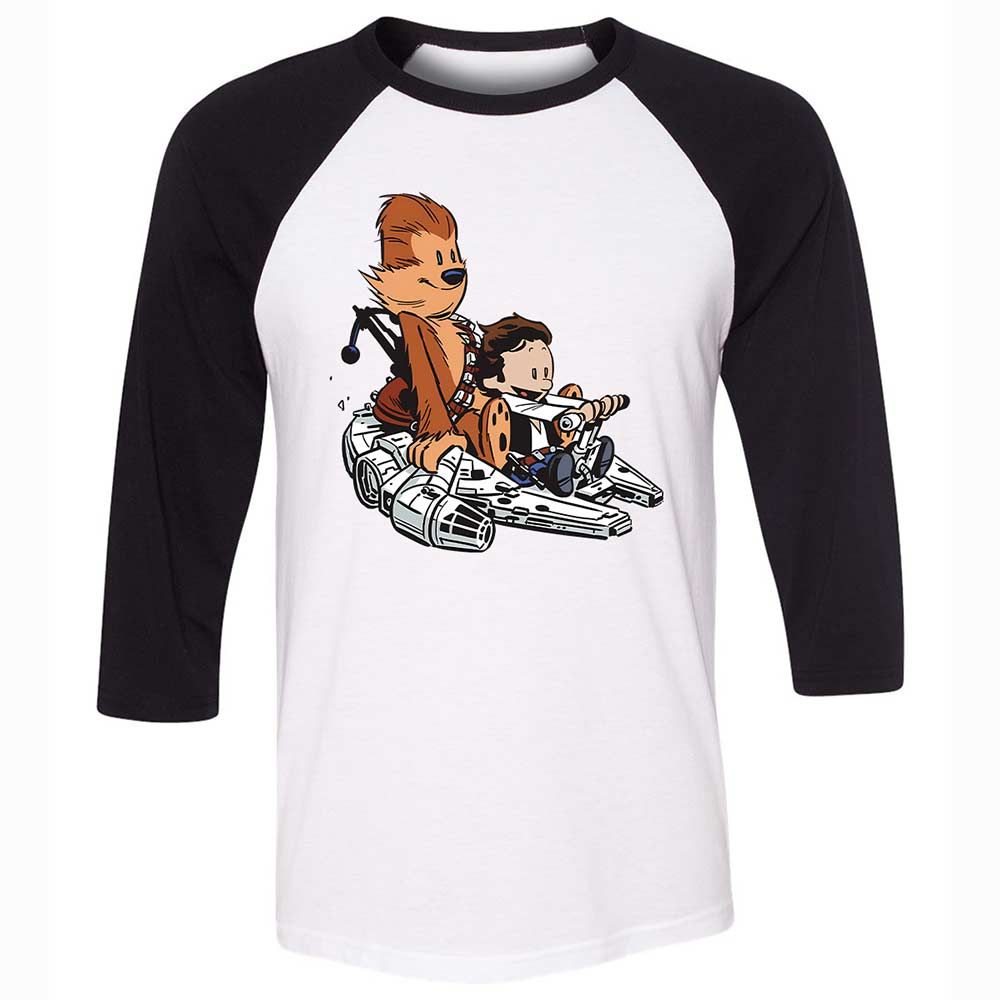 Han and Chewie - White/Black - 1