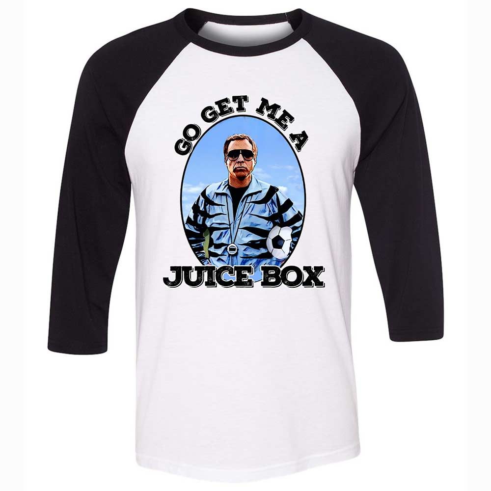 Unisex 3/4 Baseball Tee - R6VN2BYR - White/Black - 1
