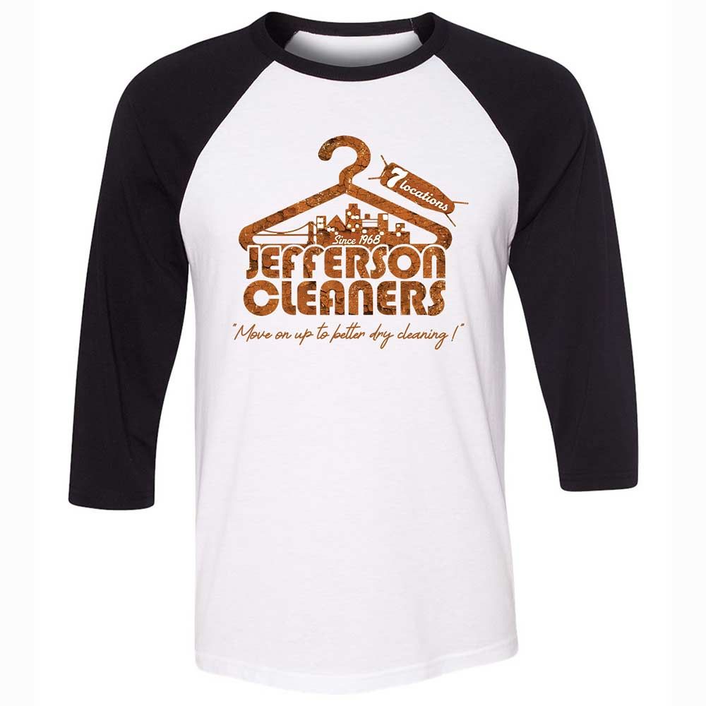 Unisex 3/4 Baseball Tee - XWF1TBD3 - White/Black - 1