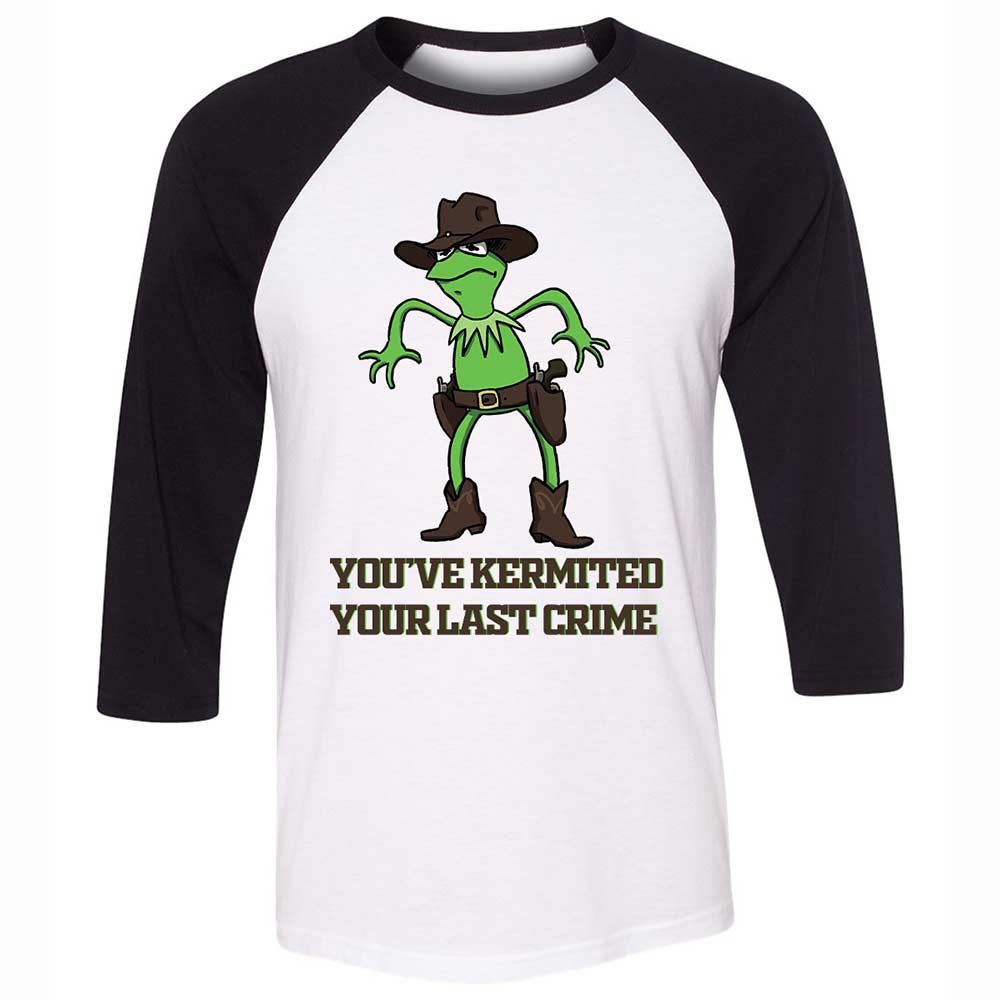 Unisex 3/4 Baseball Tee - NJEHP5GE - White/Black - 1