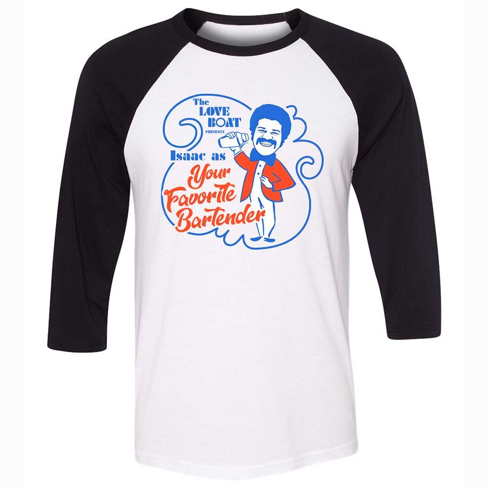Unisex 3/4 Baseball Tee - PTPPZYCK - White/Black - 1