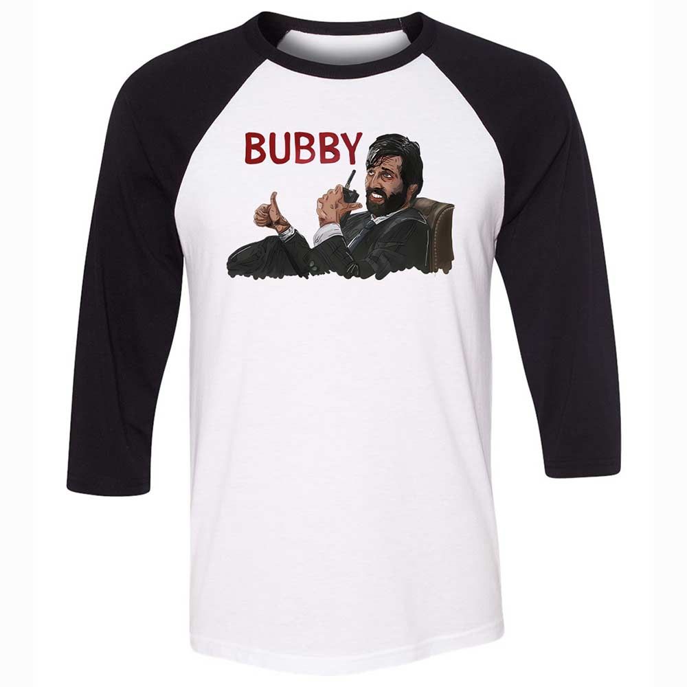 Unisex 3/4 Baseball Tee - WCCSACKY - White/Black - 1