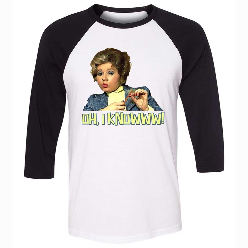Unisex 3/4 Baseball Tee - 297L42KG - White/Black - 1
