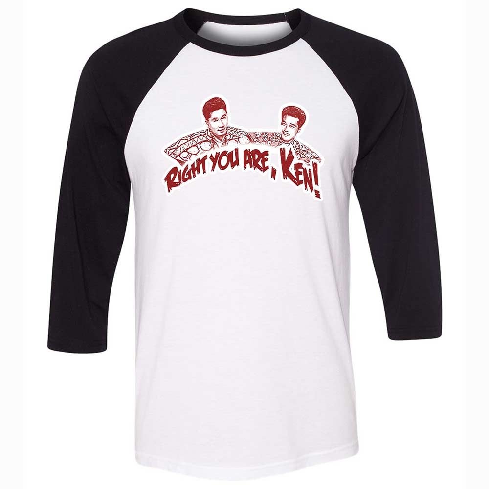 Unisex 3/4 Baseball Tee - Y2GX1EXS - White/Black - 1
