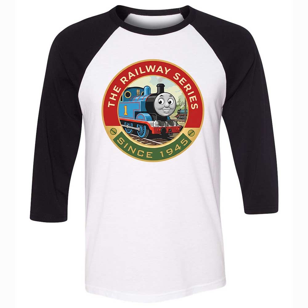 Unisex 3/4 Baseball Tee - U3GB6HL3 - White/Black - 1