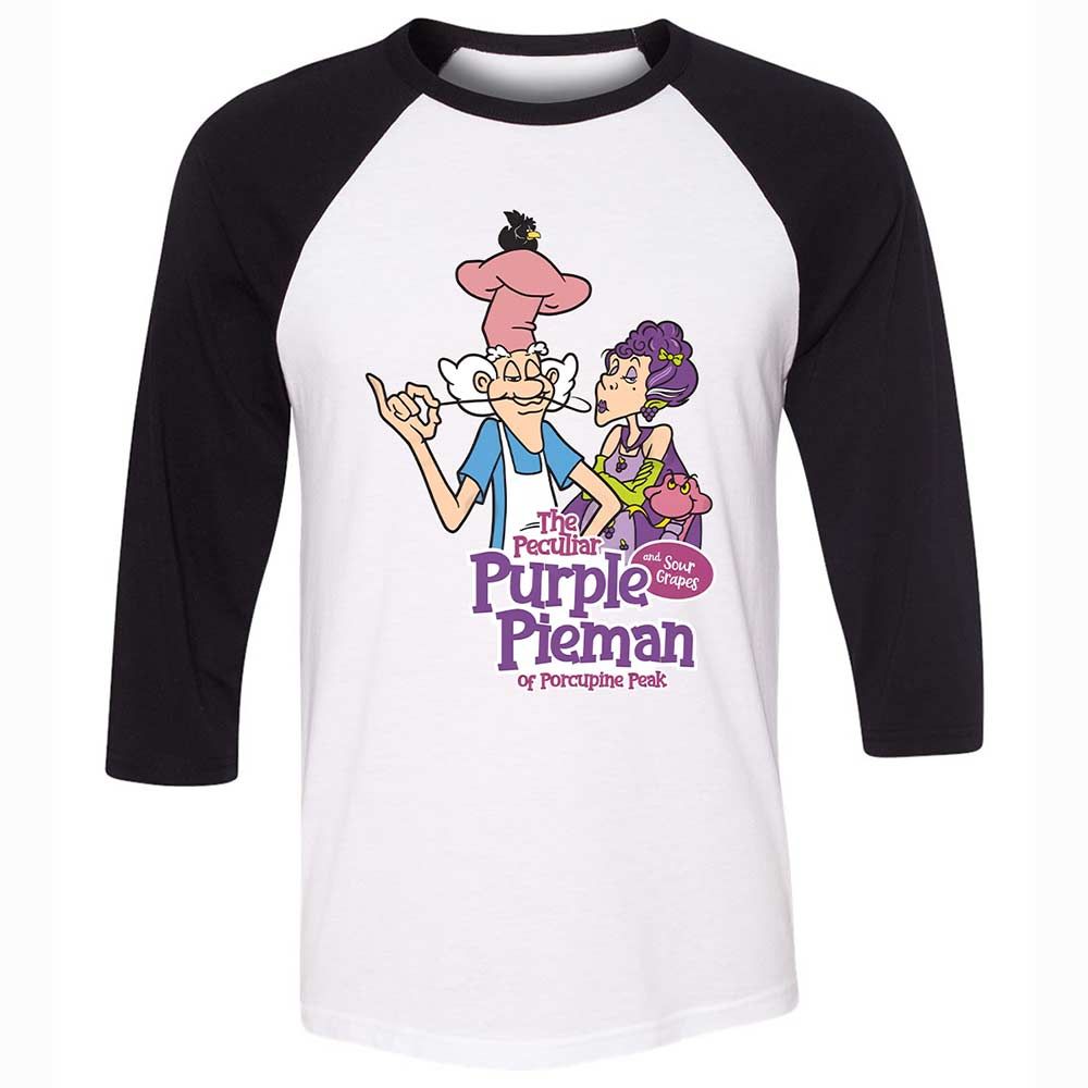 The Peculiar Purple Pie Man - White/Black - 1