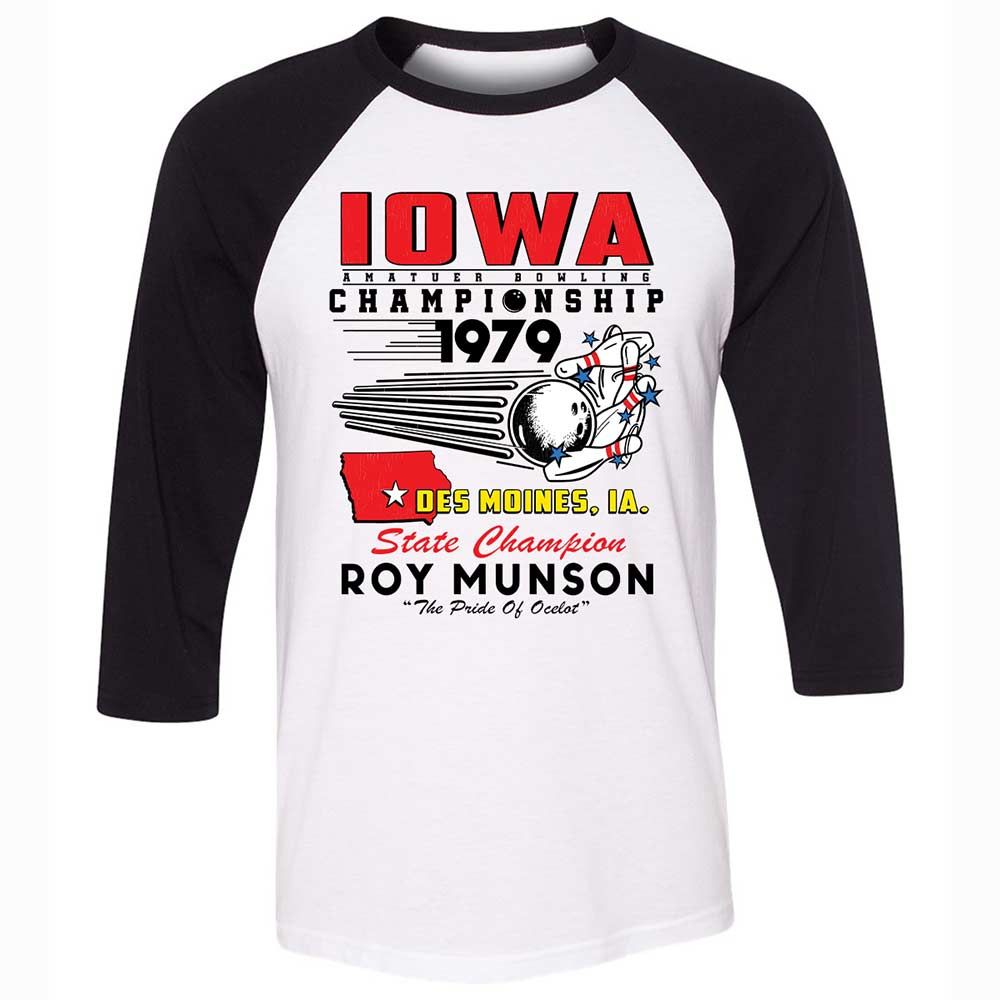 Unisex 3/4 Baseball Tee - 4E6Q2T9U - White/Black - 1