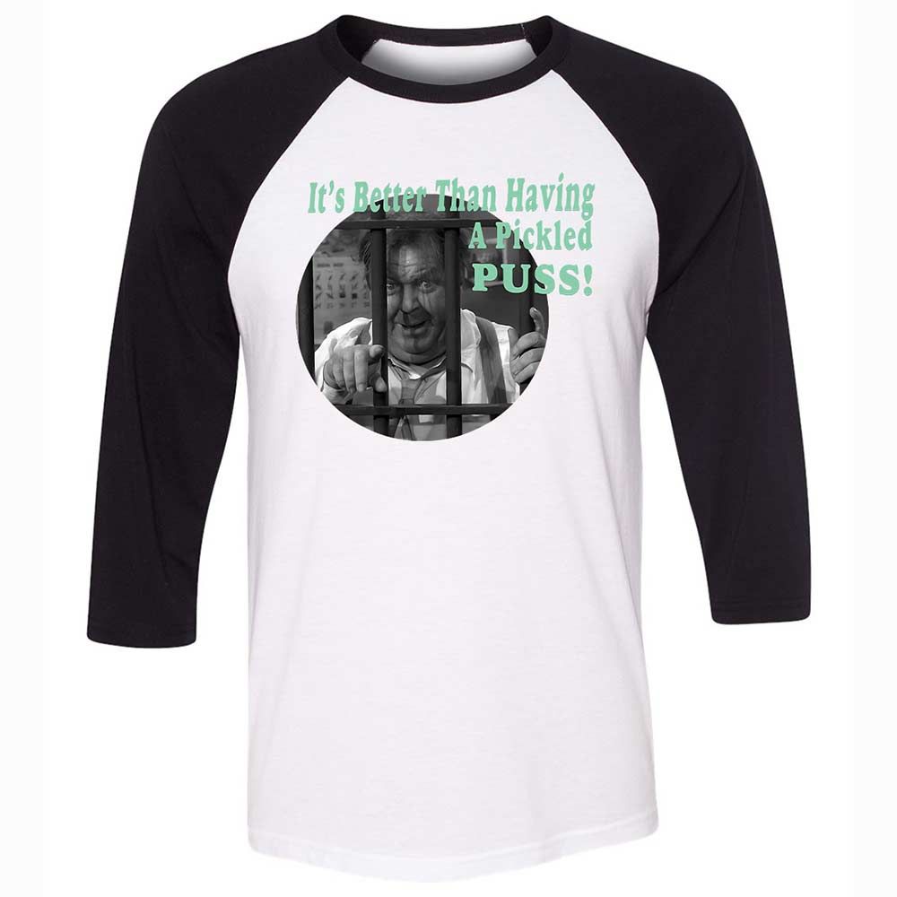Unisex 3/4 Baseball Tee - ENBUQFSQ - White/Black - 1