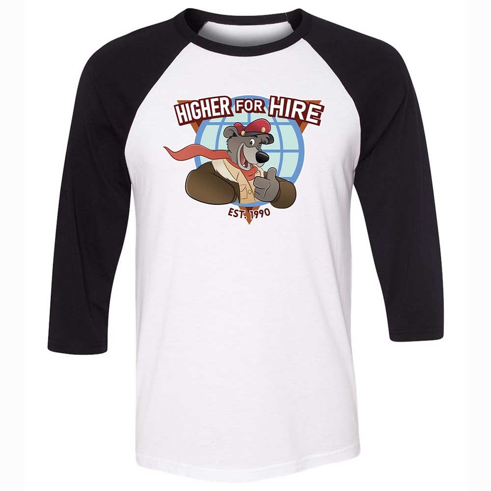 Higher for Hire - White/Black - 1