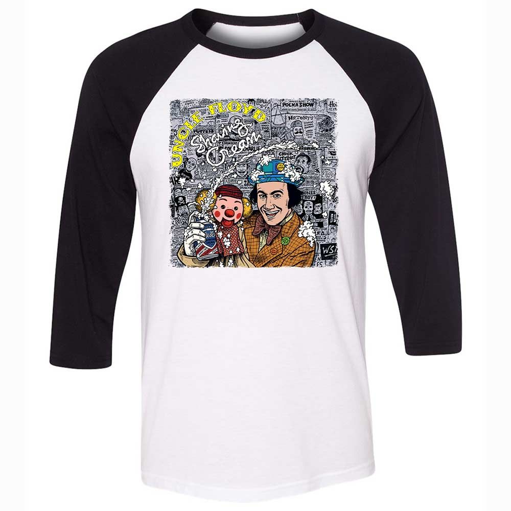 Unisex 3/4 Baseball Tee - 3HYKZ5G7 - White/Black - 1