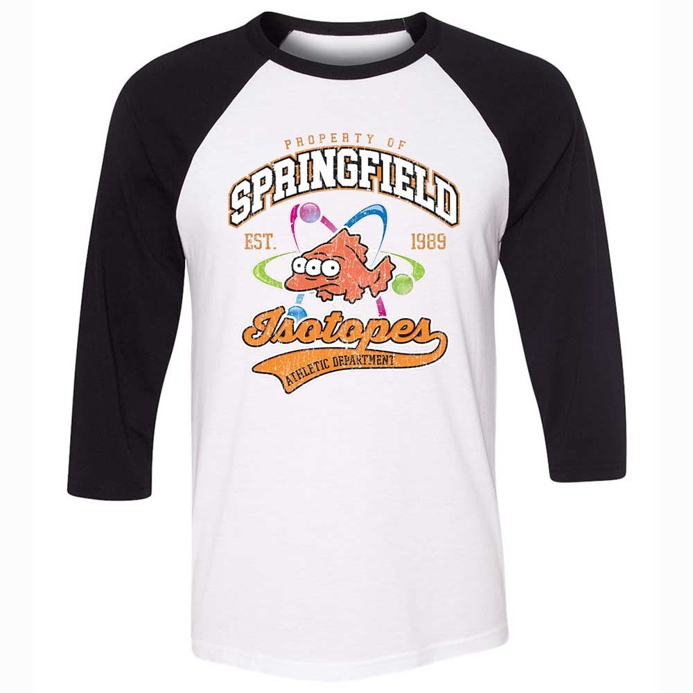 Unisex 3/4 Baseball Tee - ZNKS8NBY - White/Black - 1