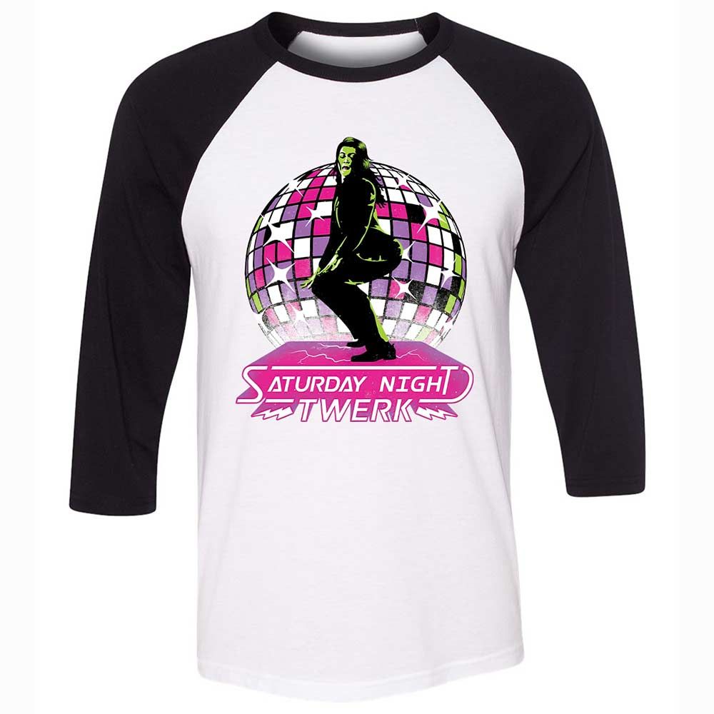 Saturday Night Twerk - White/Black - 1