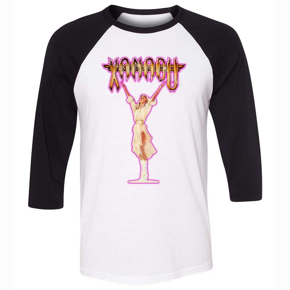 Unisex 3/4 Baseball Tee - WY8XFK4H - White/Black - 1