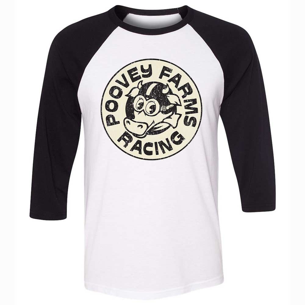 Unisex 3/4 Baseball Tee - JGSN6YJN - White/Black - 1