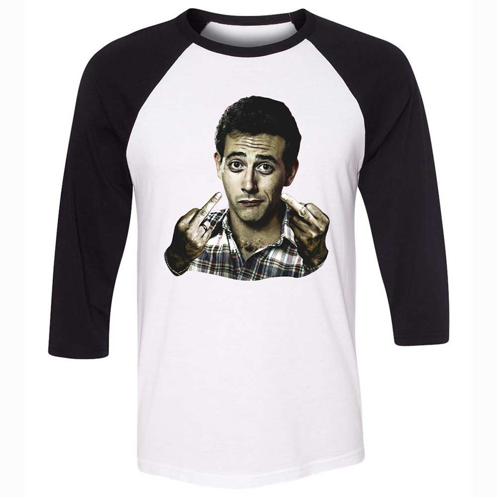 Unisex 3/4 Baseball Tee - GQDL9QPQ - White/Black - 1